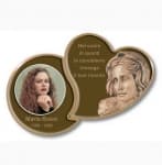 Heart Ceramic Photos Memorial - View 4