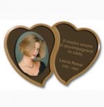 Heart Ceramic Photos Memorial - View 5