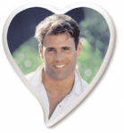 Personalized Photo Heart Shape Ceramic Plaques - View 10