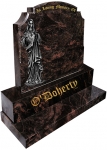 O DOHERTY headstone indian aurora gravestone