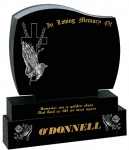 praying hands and roses and wheat o donnell headstone gravestone prices for graves